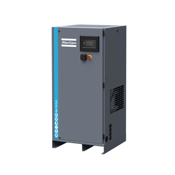 GA 15 FLX Oil-injected dual speed rotary screw air compressor- floor mounted